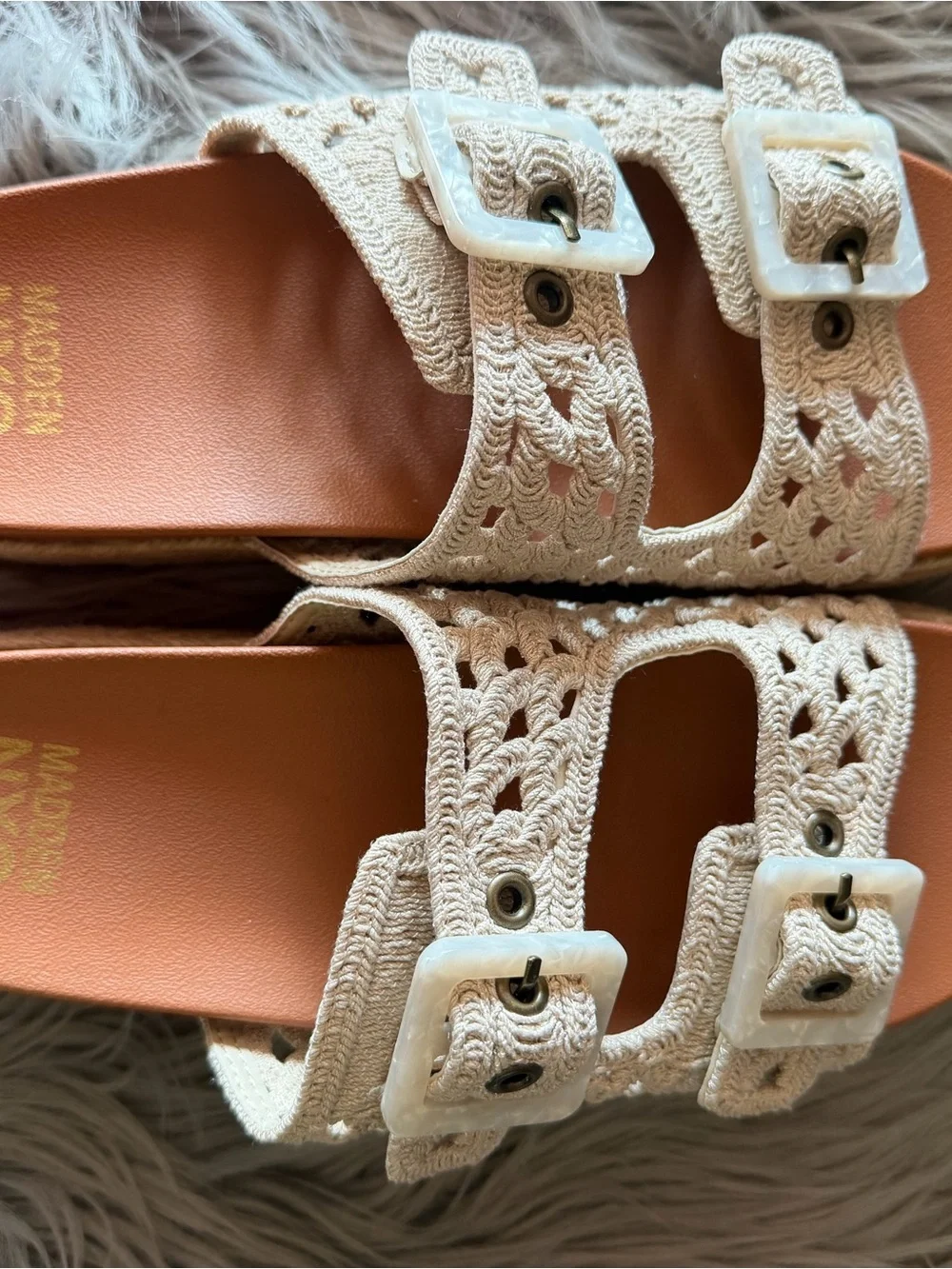 *NWOT* Madden NYC Crochet Sandals (Women’s Size 9)